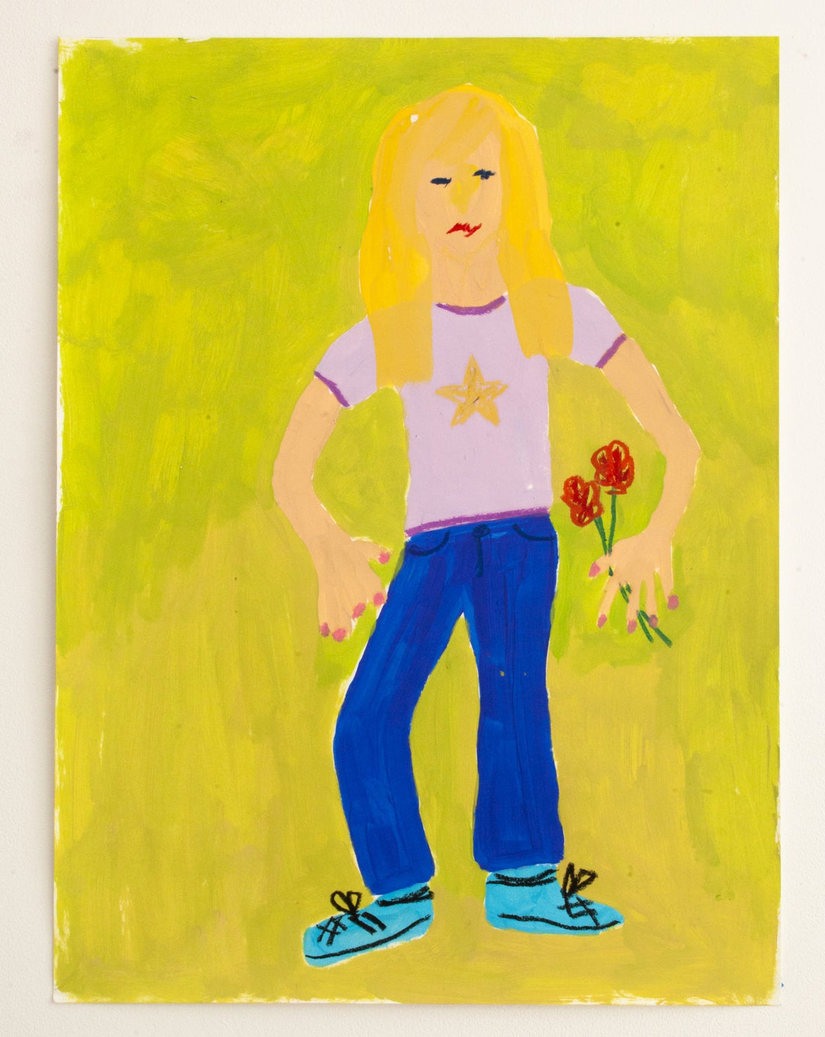 Girl with Flowers