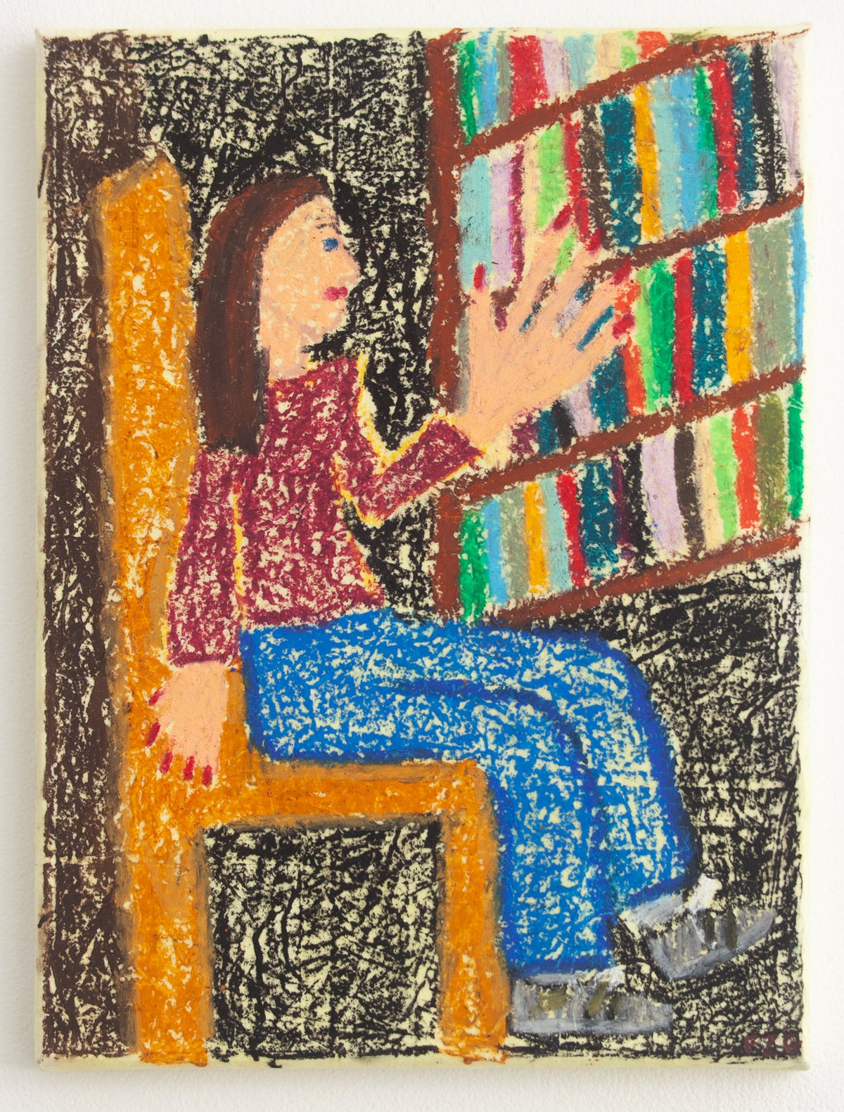 Girl with Books